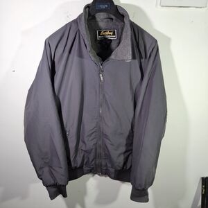 2000's Eastbay Dark Grey Full Zip Bomber Jacket!